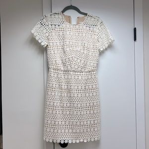 Shoshanna White Lace Dress